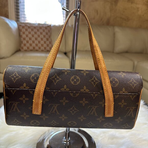 Authentic Louis Vuitton Monogram Sonatine Satchel Hand Bag - Picture 6 of 16